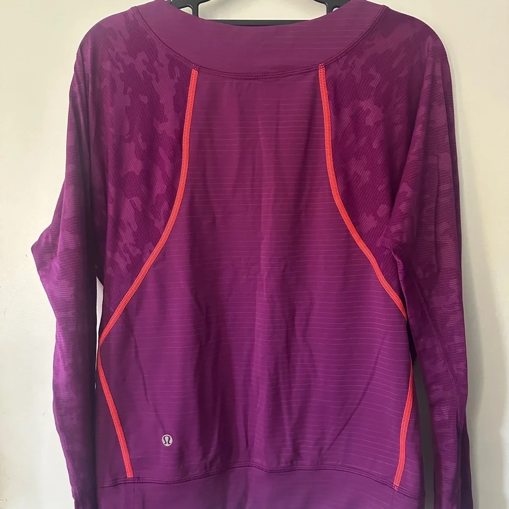 lululemon athletica Run For Days Long Sleeve Top Regal Plum